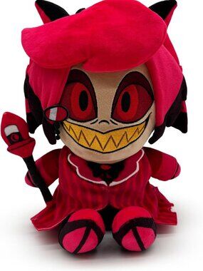 9" Plush Alastor Figure from Hazbin Hotel - Cute Collectible Toy for Fans